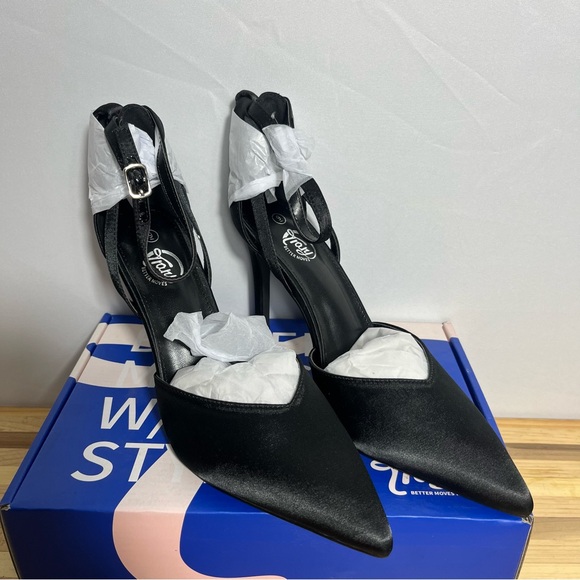 NIB Stiletto High Heels with Bow Knot Sz 9.5 - Picture 4 of 5